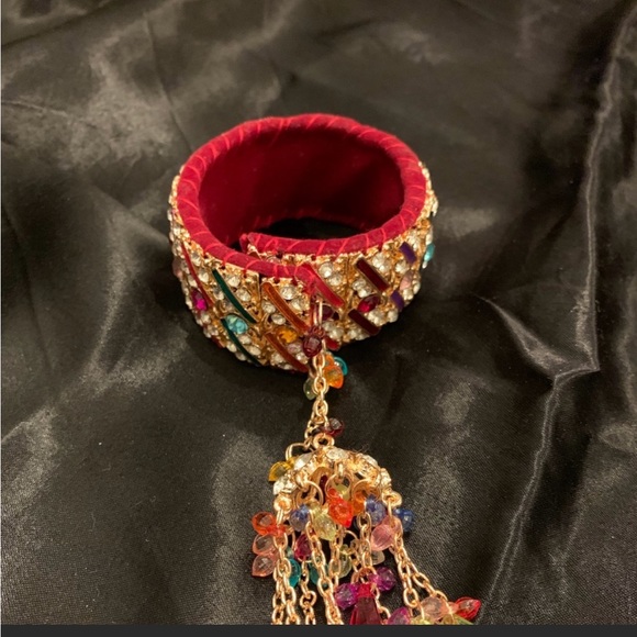 Two Indian handmade Custome jewelry, worn as bracelet/anklet - Picture 4 of 6